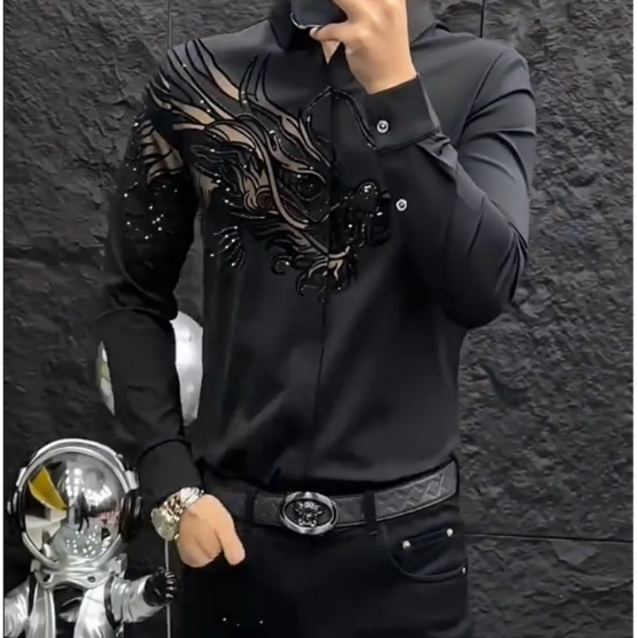 Zeljko - Stylish Slim Fit Printed Shirt