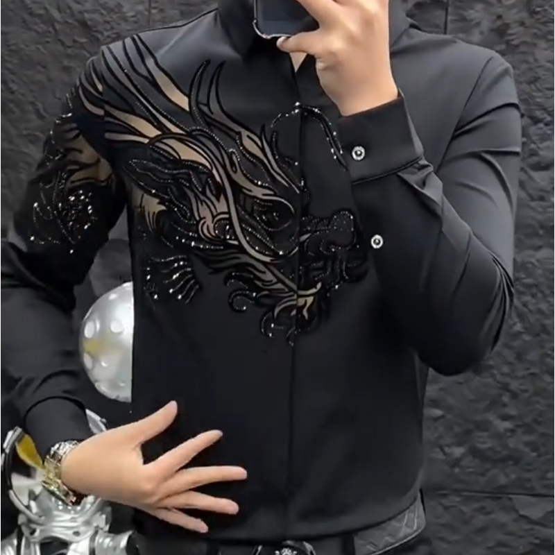 Zeljko - Stylish Slim Fit Printed Shirt