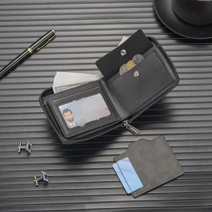 Shawn - Luxury Wallet with Eagle Embossing