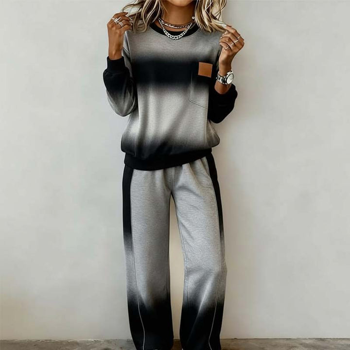 Helinza - Casual Top And Pants Set
