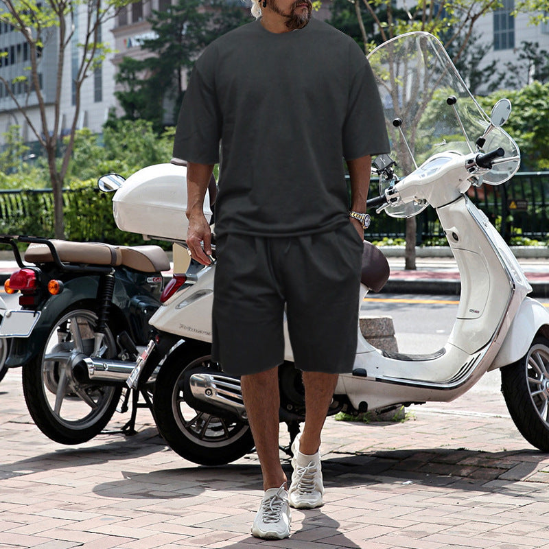 Bestien - Casual Short Sleeve Two Piece Set