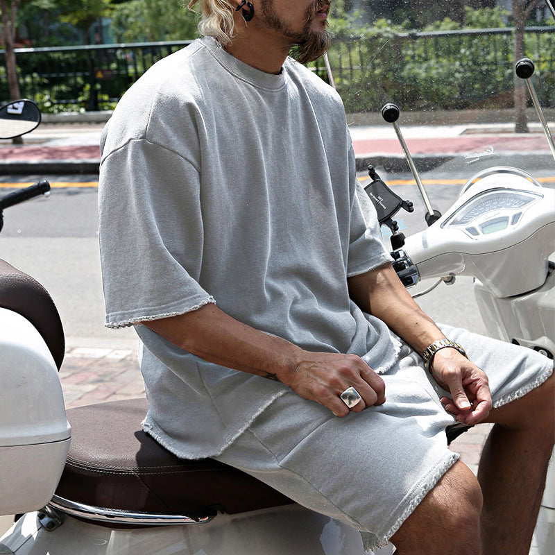 Bestien - Casual Short Sleeve Two Piece Set