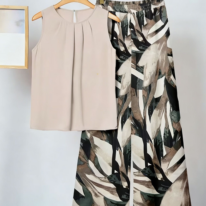 Anemiek - Elegant Two Piece Print Set