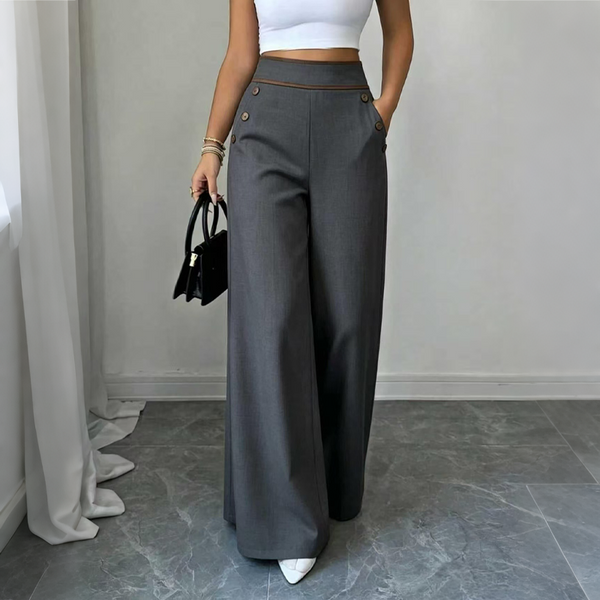 Viktorana - High Waisted Wide Leg Pant