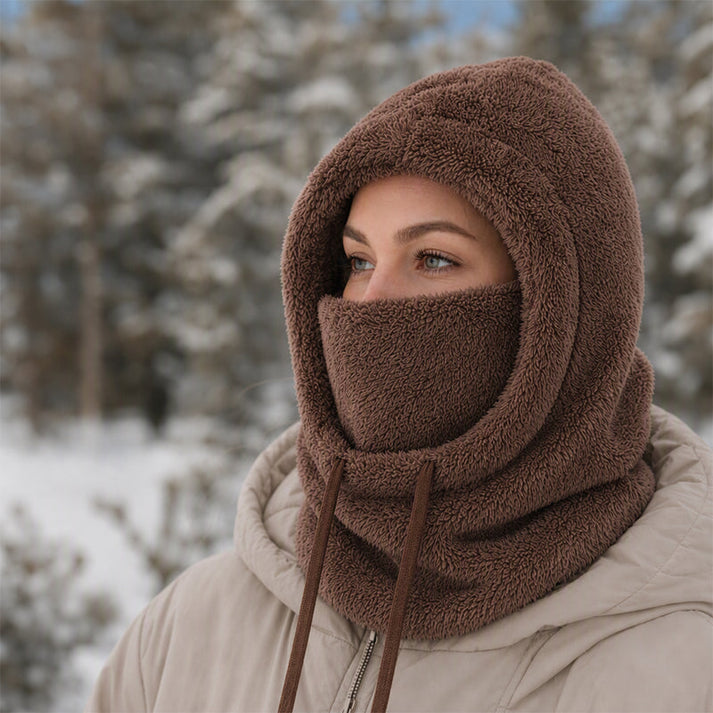 Lumapro - Fleece Hooded Balaclava With Face Cover