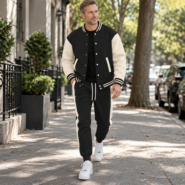 Zaraetta - Baseball Jacket and Pants Set
