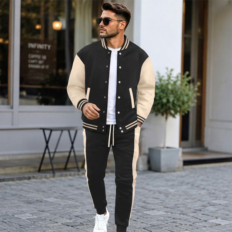 Zaraetta - Baseball Jacket and Pants Set