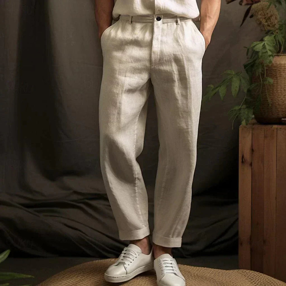Derik - Linen Summer Trousers