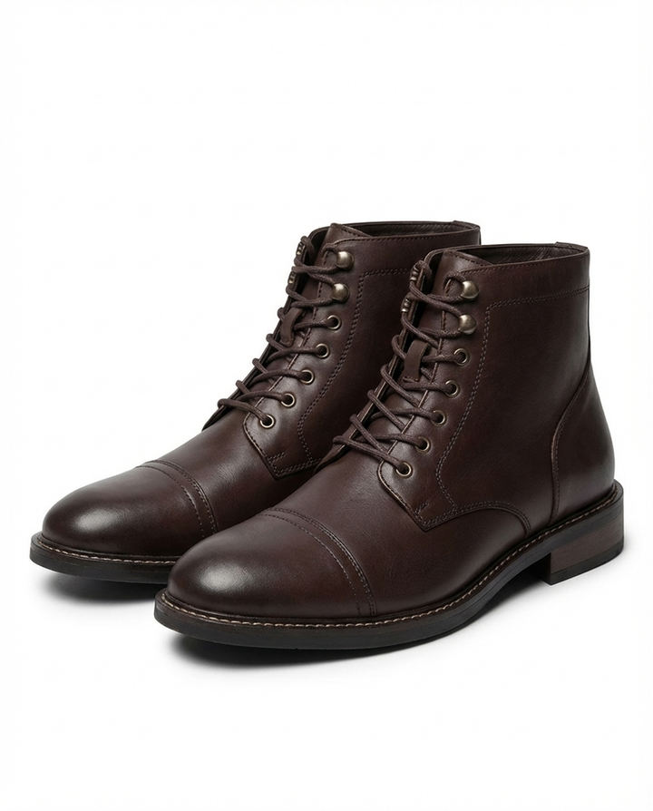 Kilelth - Lace Up Leather Boots