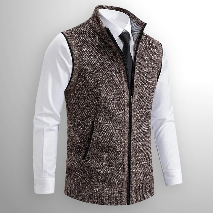 Maelard - Elegant Full Zip Vest