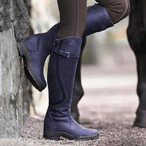 Tharika - Waterproof Leather Riding Boot