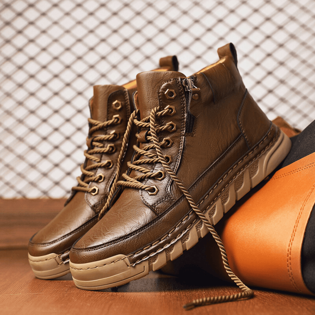 Buffon - Premium Leather Urban Ankle Boots