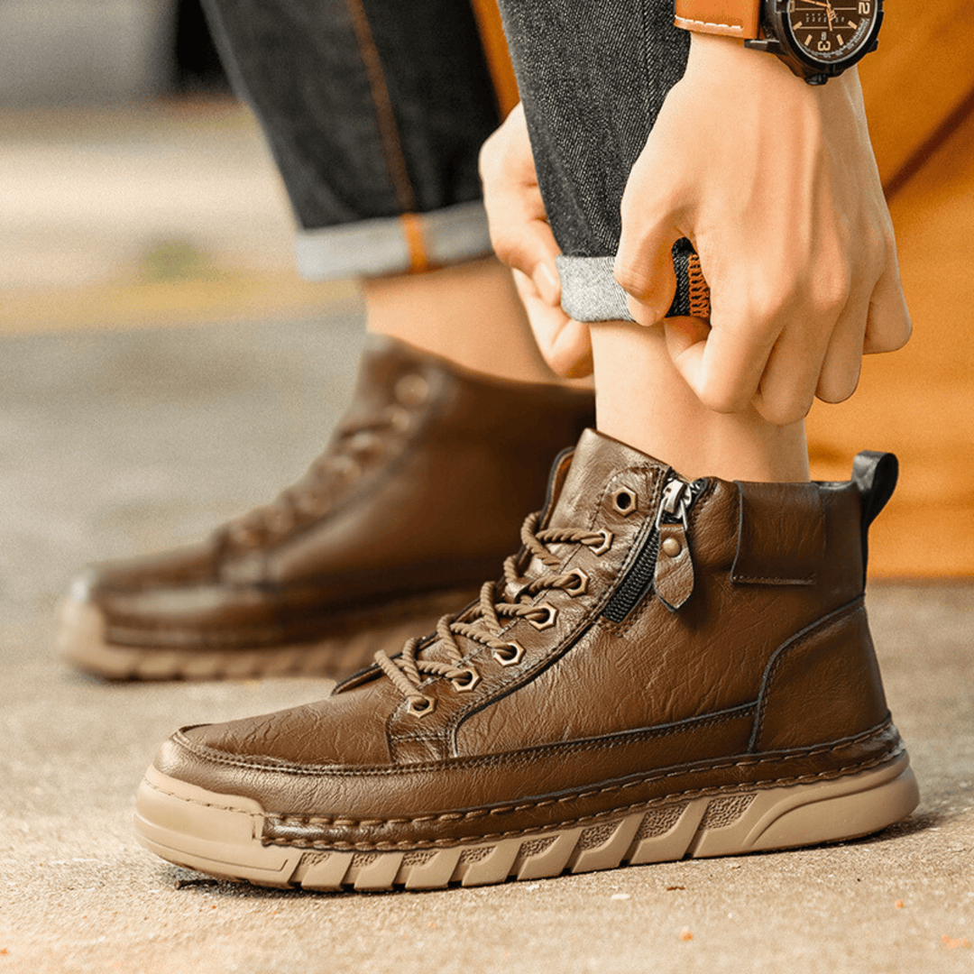 Buffon - Premium Leather Urban Ankle Boots