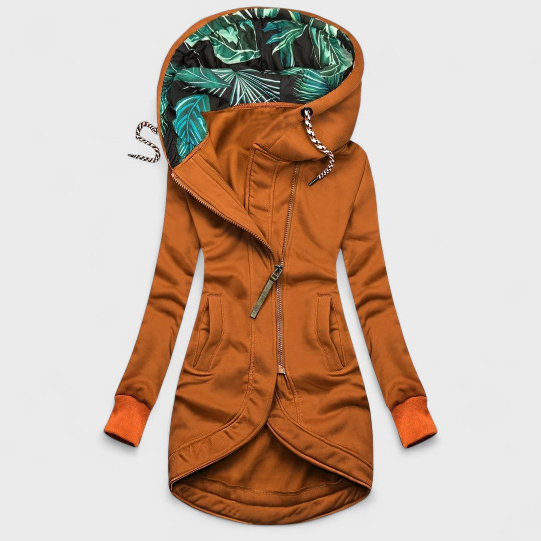 Kristanna - Winter Coat With Asymmetric Zip